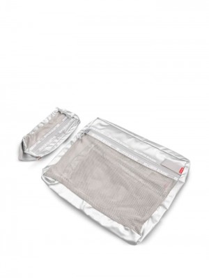 Supreme Organizer "Silver" Pouch Set Silver-tone | IUXA2757