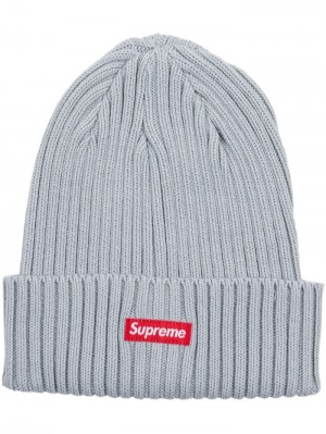 Supreme Overdyed Rib-knit Grises | VVOH6395