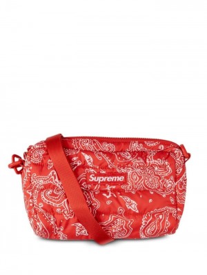 Supreme Puffer Side Bag Rojos | FXFM4334