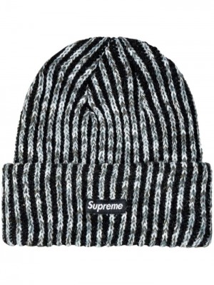 Supreme Rainbow Knit Loose Gauge Negros | WUFT0761