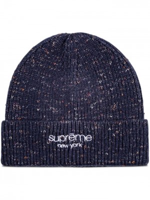 Supreme Rainbow Speckle Lana Azul Marino Azules | NISU3519