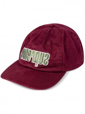Supreme Reverse-logo 6-panel Rojos | RWBL6526