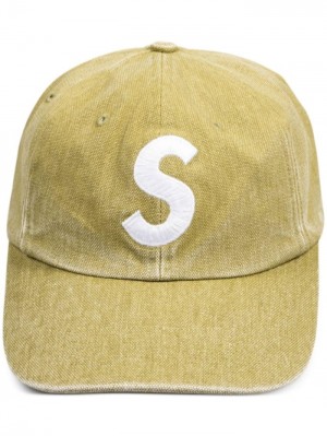 Supreme S Logo Baseball Verde Oliva Verdes | SURE3753