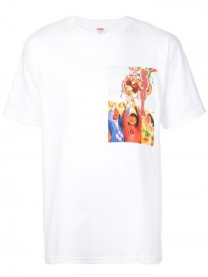 Supreme Sekintani Estampados-print Blancos | LOLG0338