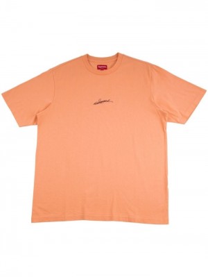 Supreme Signature Print Peach  | YVXL0864