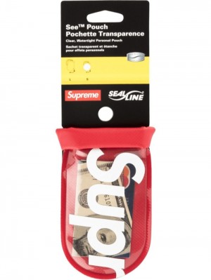 Supreme Small Sealline See Pouch Rojos | ALGZ7328