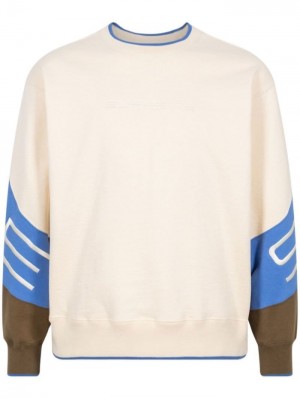 Supreme Stretch Crew-neck Sweatshirt Neutrals | XSTK1019