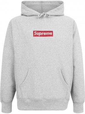 Supreme Swarovski Box Logo Grises | JORL8173