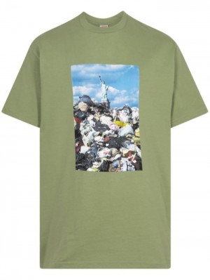 Supreme Trash Photograph-print Verdes | XOAW3797