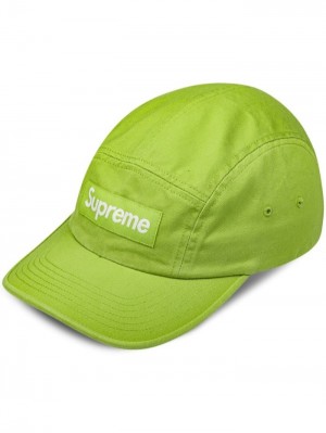 Supreme Washed Chino Twill Camp Verdes | QTGT5811