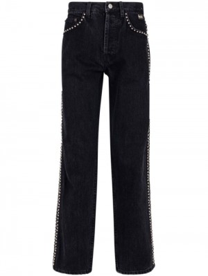 Supreme X B.B. Simon Studded Regular-fit Negros | ZEYC4425