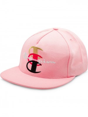 Supreme X Champion 5-panel Cap Pink  | HAEH2186
