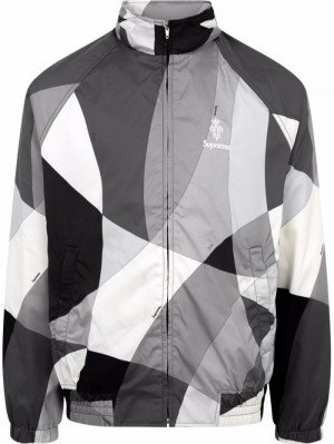 Supreme X Emilio Pucci Geometric-print Deporte Jacket Negros | MPGR6442