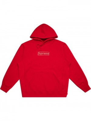 Supreme X Kaws Chalk Logo Rojos | LNAH8278