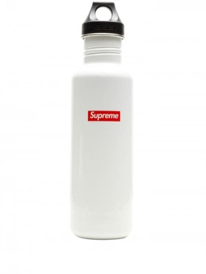 Supreme X Kleen Kanteen Logo-print Bottle Blancos Rojos | JHDK1024
