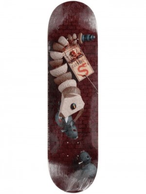 Supreme X Mike Hill "Snake Trap" Skateboard Deck Rojos | NKLU4801
