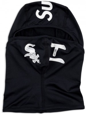 Supreme X Mlb Kanji Teams "Chicago White Sox - Black" Ligeros Balaclava Negros | RKVG3401