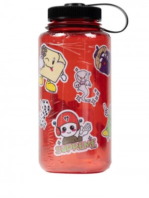 Supreme X Nalgene Personajes Agua Bottle Rojos | YECO4019