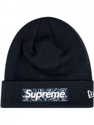Supreme X New Era Box Logo Azules | RMDJ0306