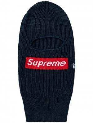 Supreme X New Era Box Logo Balaclava Azules | FOOX1837