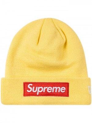 Supreme X New Era Box Logo De Punto Amarillos | OHYY7443