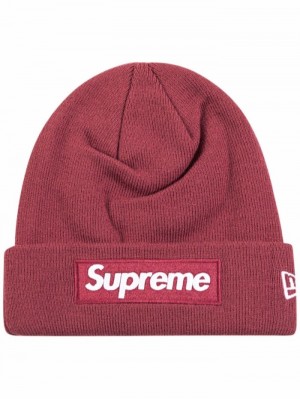 Supreme X New Era Box Logo De Punto Marrom | ZZYS3780