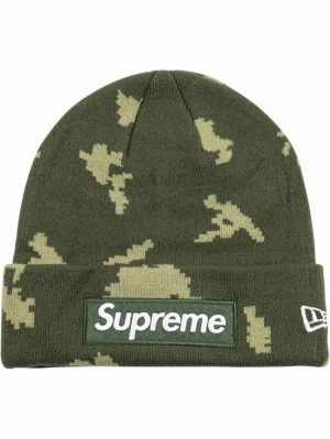 Supreme X New Era Box Logo Verdes | KXAH6750