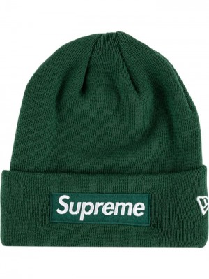 Supreme X New Era Box Logo Verdes | UWNZ0232