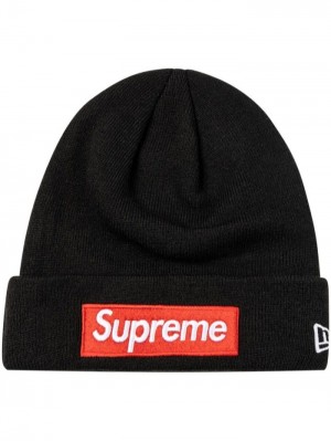 Supreme X New Era Box-logo Negros | GHMT7787