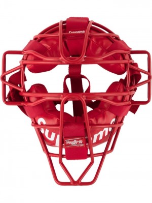 Supreme X Rawlings Catchers Mask Rojos | ELUT1202