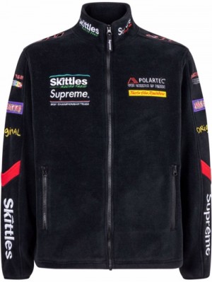 Supreme X Skittles Polartec Jacket Negros | OHLE1553