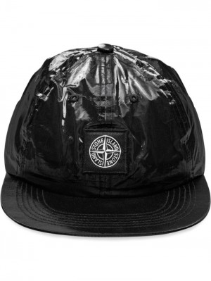 Supreme X Stone Island New Silk Light 6-panel Negros | RNMQ0673