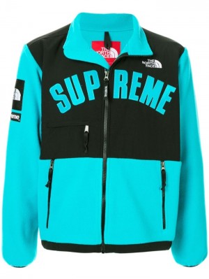 Supreme X The North Face Arc Logo Denali Fleece Azules | RGAH7659