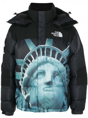 Supreme X The North Face Baltoro Acolchado Negros | IWXM5950