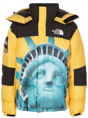 Supreme X The North Face Baltoro Acolchado Jacket Amarillos | TCHE1935