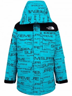 Supreme X The North Face Coldworks 700-fill Down Coat Azules | UBTK5882