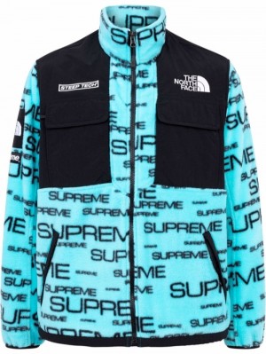 Supreme X The North Face Fleece Azules | JGLH4091