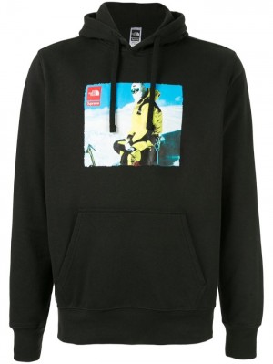 Supreme X The North Face Photo-print Encapuchado Sweatshirt Negros | XJME9126