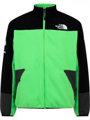 Supreme X The North Face Rtg Fleece Jacket Verdes Negros | FSHV5033