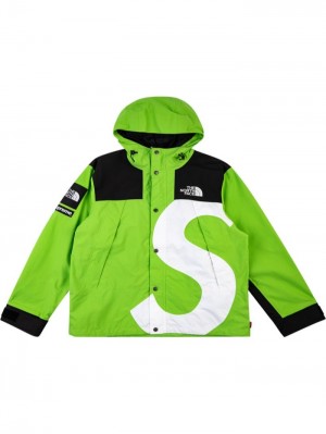 Supreme X The North Face S Logo Mountain Jacket Verdes | TSZK6434