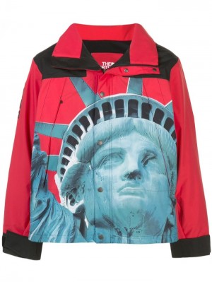 Supreme X The North Face "Statue Of Liberty" Mountain Jacket Rojos | BDVM4695