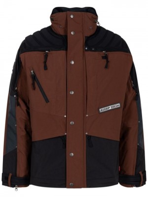 Supreme X The North Face Steep Tech Apogee "Brown" Negros Marrom | JKBI3776