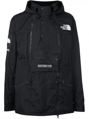 Supreme X The North Face Steep Tech Encapuchado Negros | UMHI3481
