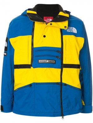 Supreme X The North Face Steep Tech Encapuchado Jacket Azules | RZCJ6946