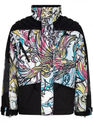 Supreme X The North Face Steep Tech "Multicolor Dragon" Apogee Negros | TRQO0704