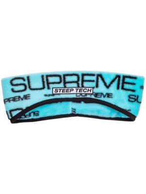 Supreme X The North Face Tech "Teal" Headband Azules | SVLQ5916