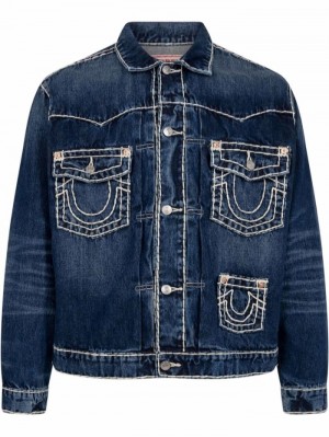Supreme X True Religion Denim Trucker Azules | OLAP1281
