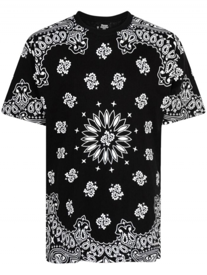 Camiseta Supreme Mexico X Hanes Two pack Bandana Tagless Mujer Negros