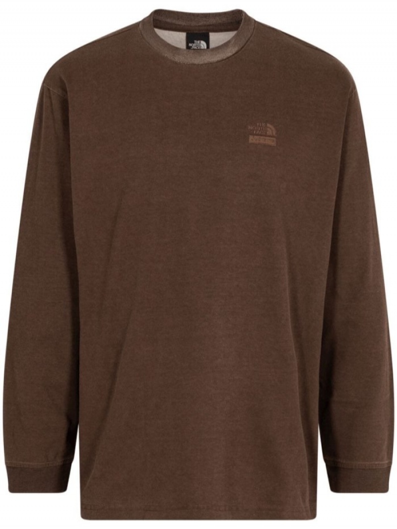 Camiseta Supreme Comprar X The North Face Algodon Hombre Marrom