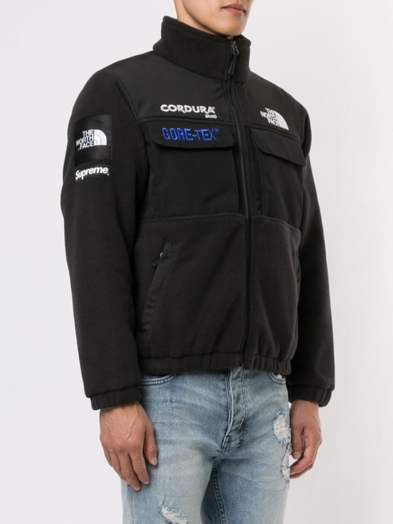 Chamarras Supreme Ofertas X The North Face Expedition Fleece Hombre Negros